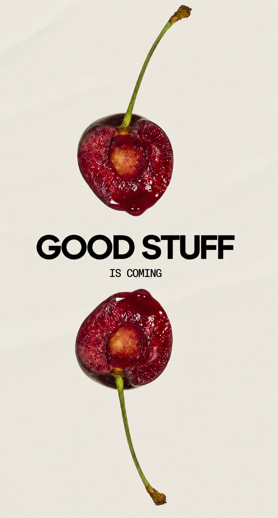 Glossy syrup-dipped cherries